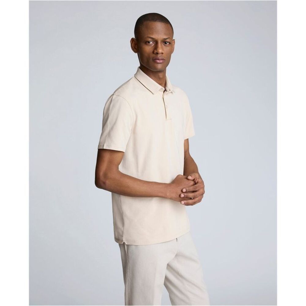 Kenneth Cole Mens Performance Button Polo Shirt, NWT